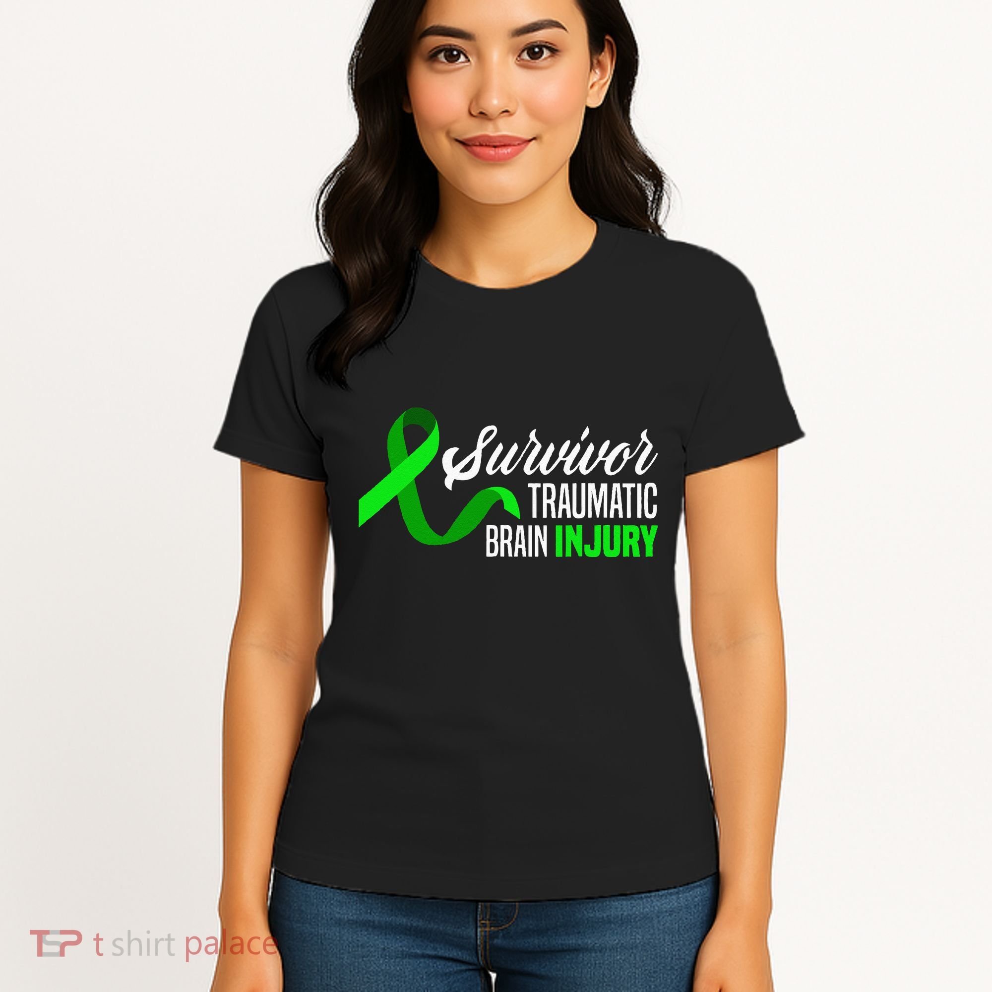 Survivor Traumatic Brain Injury Awareness TBI Survivor Women's T-Shirt