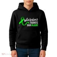 Survivor Traumatic Brain Injury Awareness TBI Survivor Kids Hoodie thumb 4