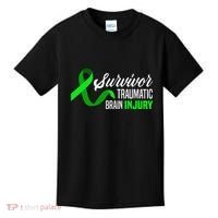 Survivor Traumatic Brain Injury Awareness TBI Survivor Kids T-Shirt thumb 0