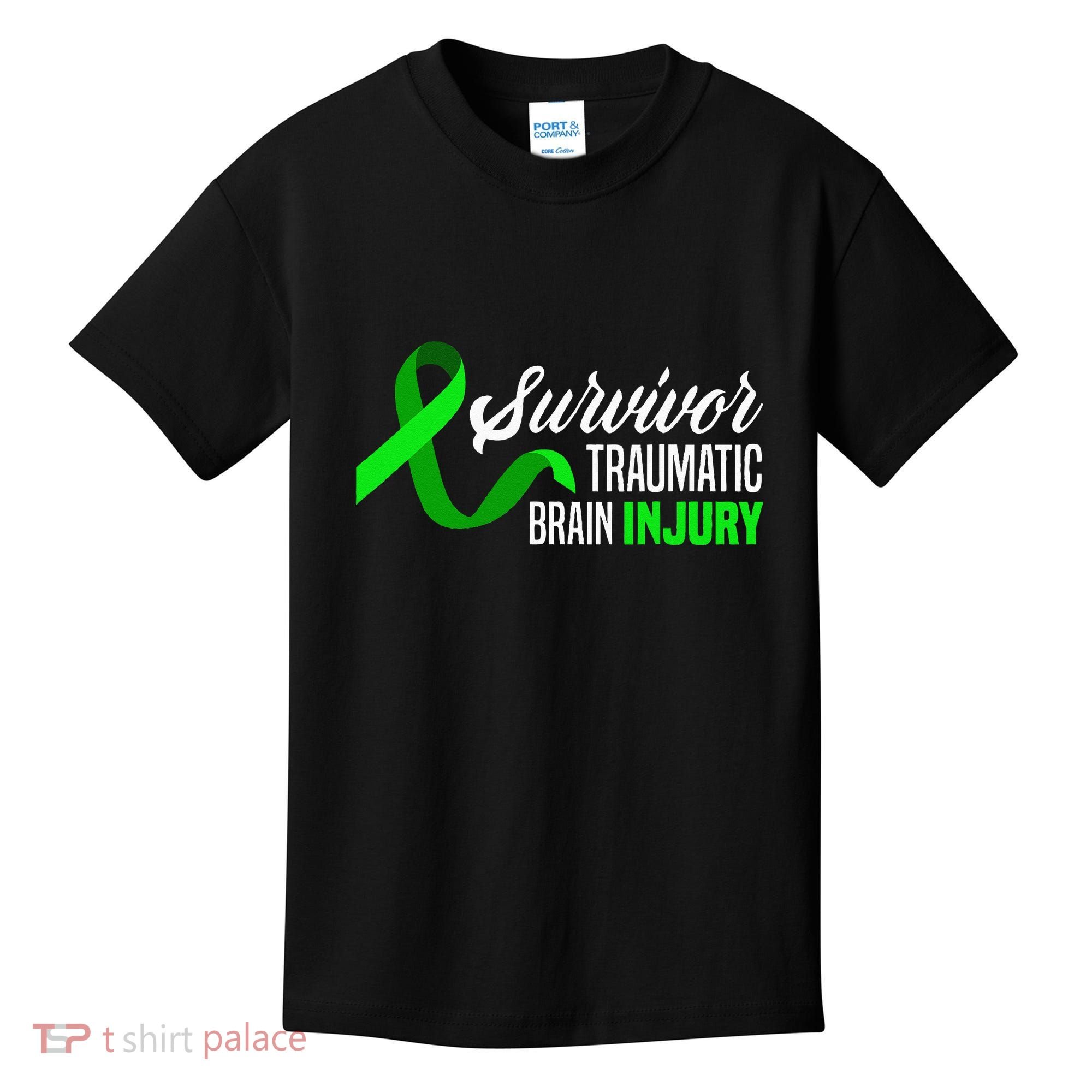 Survivor Traumatic Brain Injury Awareness TBI Survivor Kids T-Shirt