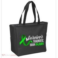 Survivor Traumatic Brain Injury Awareness TBI Survivor Tote Bag thumb 2