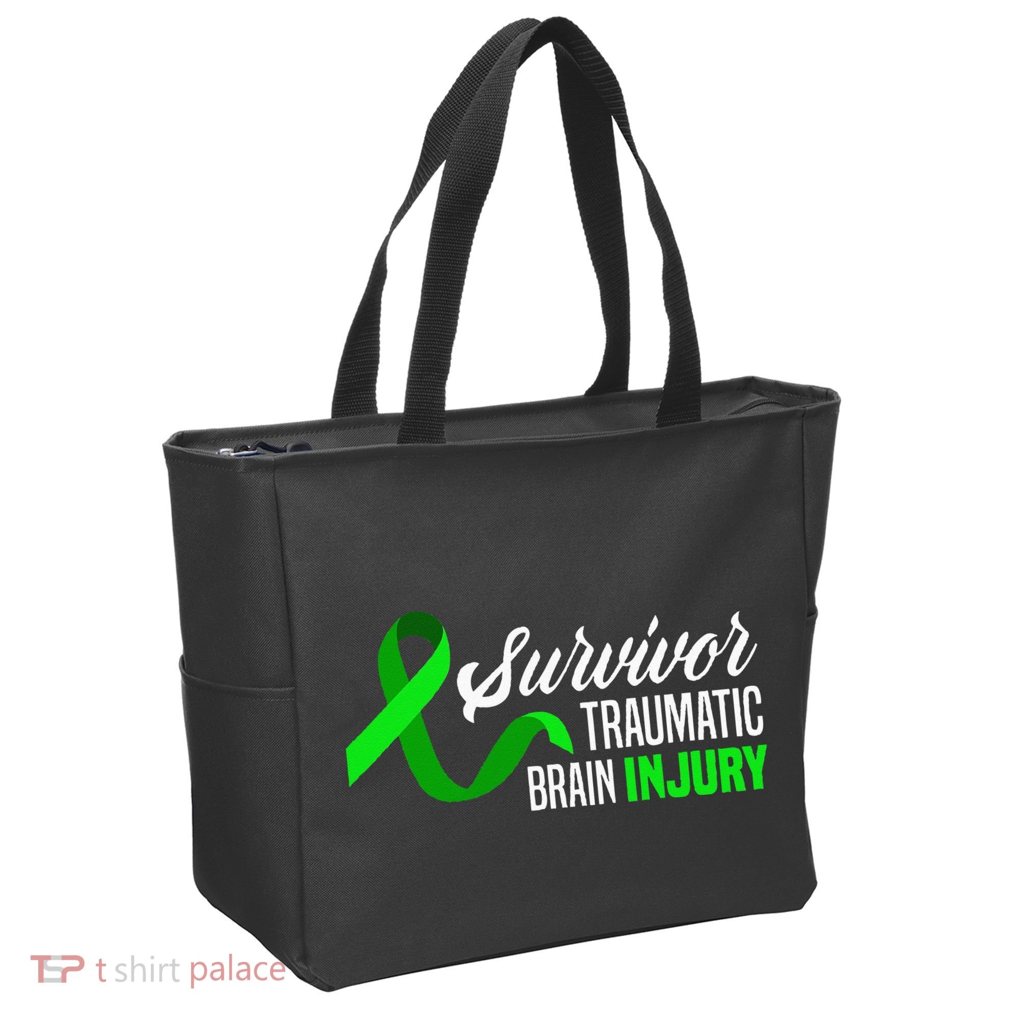 Survivor Traumatic Brain Injury Awareness TBI Survivor Tote Bag