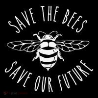 Save The Bees Bumblebee Conservancy Earth Day Climate Change USA-Made Doggie Bandana thumb 2