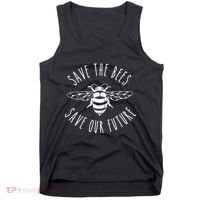 Save The Bees Bumblebee Conservancy Earth Day Climate Change Tank Top thumb 0