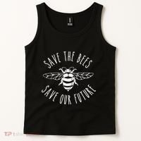 Save The Bees Bumblebee Conservancy Earth Day Climate Change Tank Top thumb 2