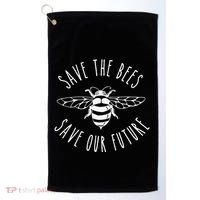 Save The Bees Bumblebee Conservancy Earth Day Climate Change Golf Towel thumb 0