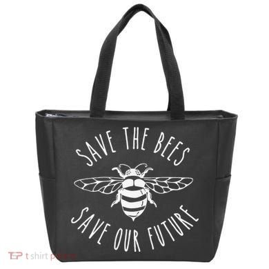 Save The Bees Bumblebee Conservancy Earth Day Climate Change Tote Bag
