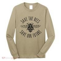 Save The Bees Bumblebee Conservancy Earth Day Climate Change Long Sleeve Shirt thumb 0