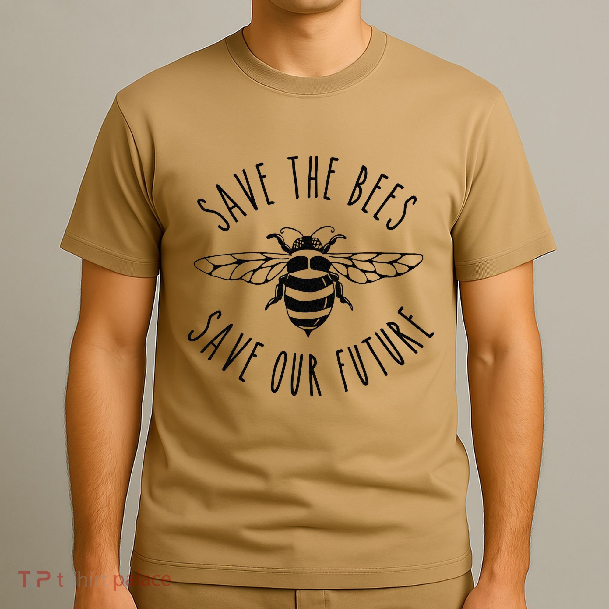 Save The Bees Bumblebee Conservancy Earth Day Climate Change T-Shirt