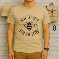 Save The Bees Bumblebee Conservancy Earth Day Climate Change T-Shirt thumb 6