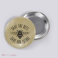 Save The Bees Bumblebee Conservancy Earth Day Climate Change Button thumb 0