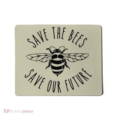 Save The Bees Bumblebee Conservancy Earth Day Climate Change Mousepad