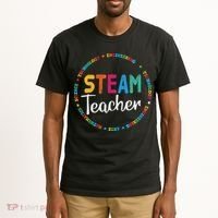 Steam Teacher Back To School Stem Special Tall T-Shirt thumb 2