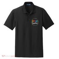 Steam Teacher Back To School Stem Special Dry Zone Grid Polo thumb 0