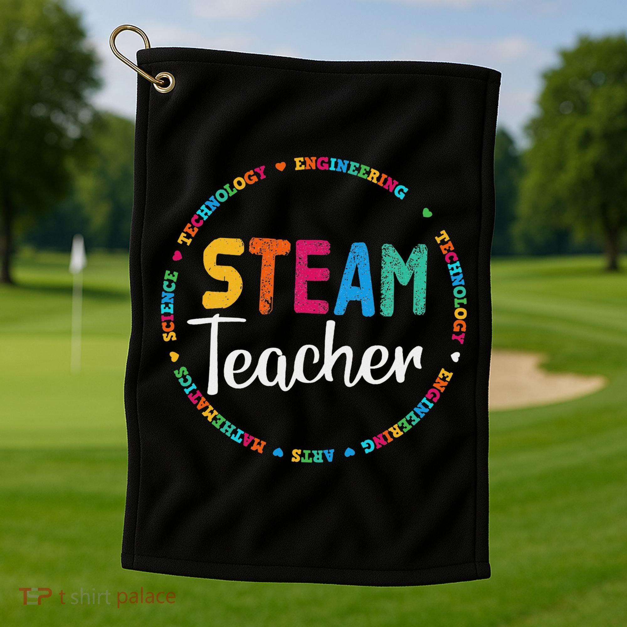 Steam Teacher Back To School Stem Special Golf Towel