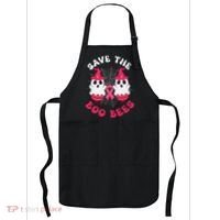 Save The Boo Bees Funny Halloween Breast Cancer Awareness Apron thumb 0