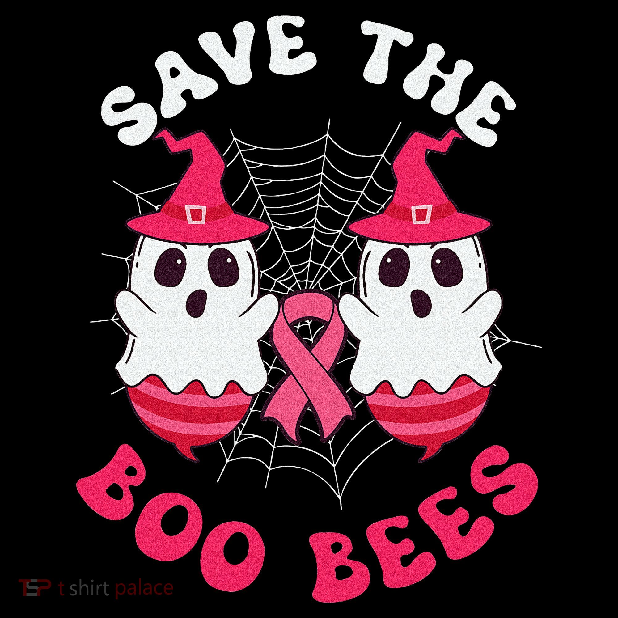 Save The Boo Bees Funny Halloween Breast Cancer Awareness Coffee Mug