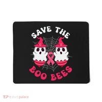 Save The Boo Bees Funny Halloween Breast Cancer Awareness Mousepad thumb 0