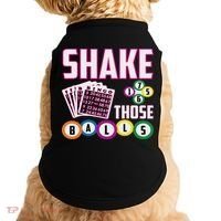 Shake Those Balls Funny Bingo Doggie Tank thumb 0