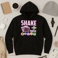 Shake Those Balls Funny Bingo Hoodie thumb 3