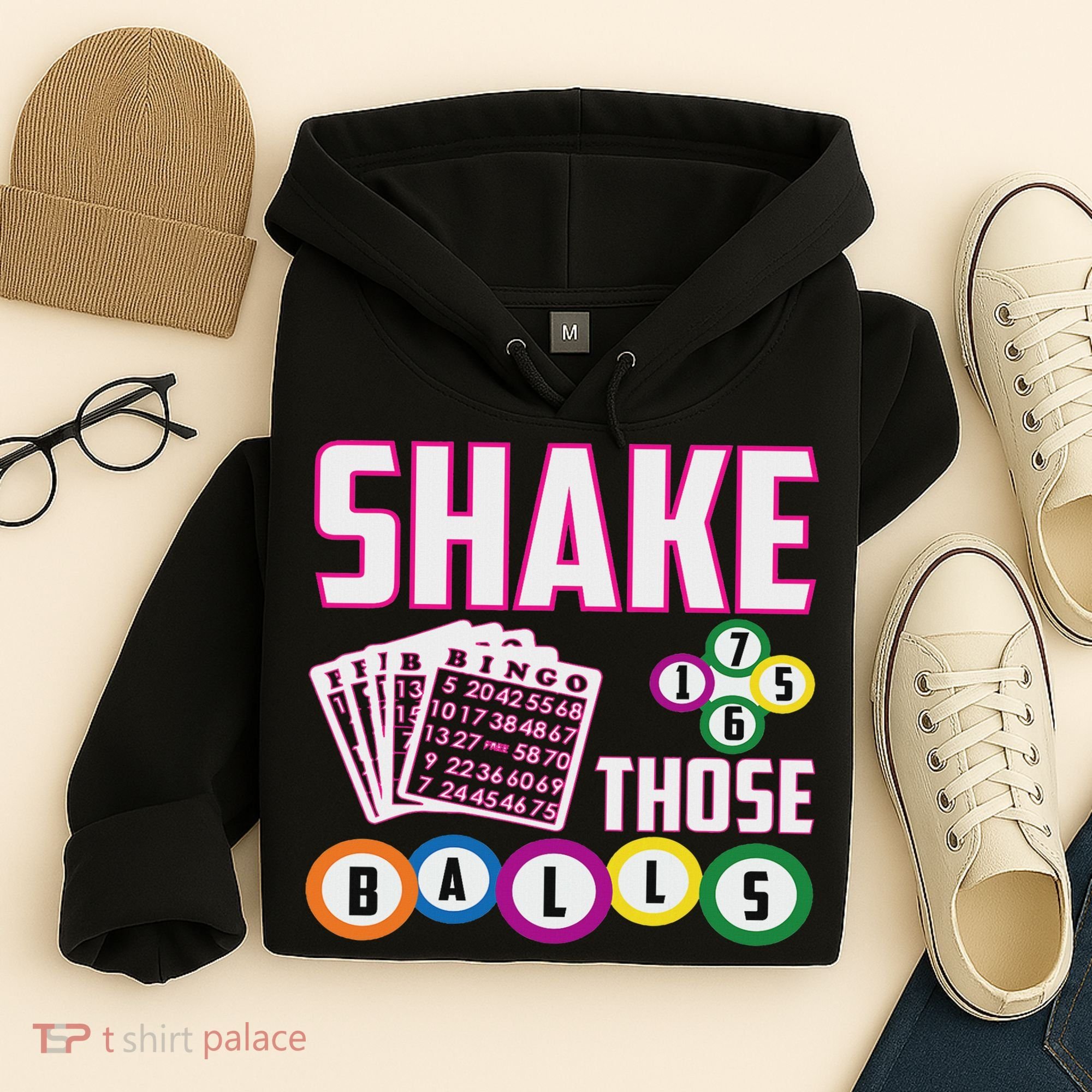 Shake Those Balls Funny Bingo Hoodie