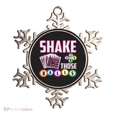 Shake Those Balls Funny Bingo Ornament