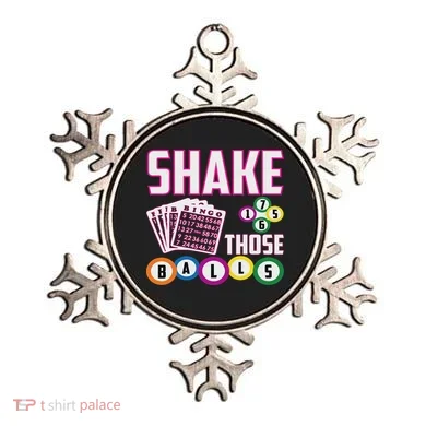 Shake Those Balls Funny Bingo Ornament