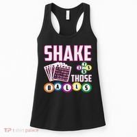 Shake Those Balls Funny Bingo Women's Tank Top thumb 0