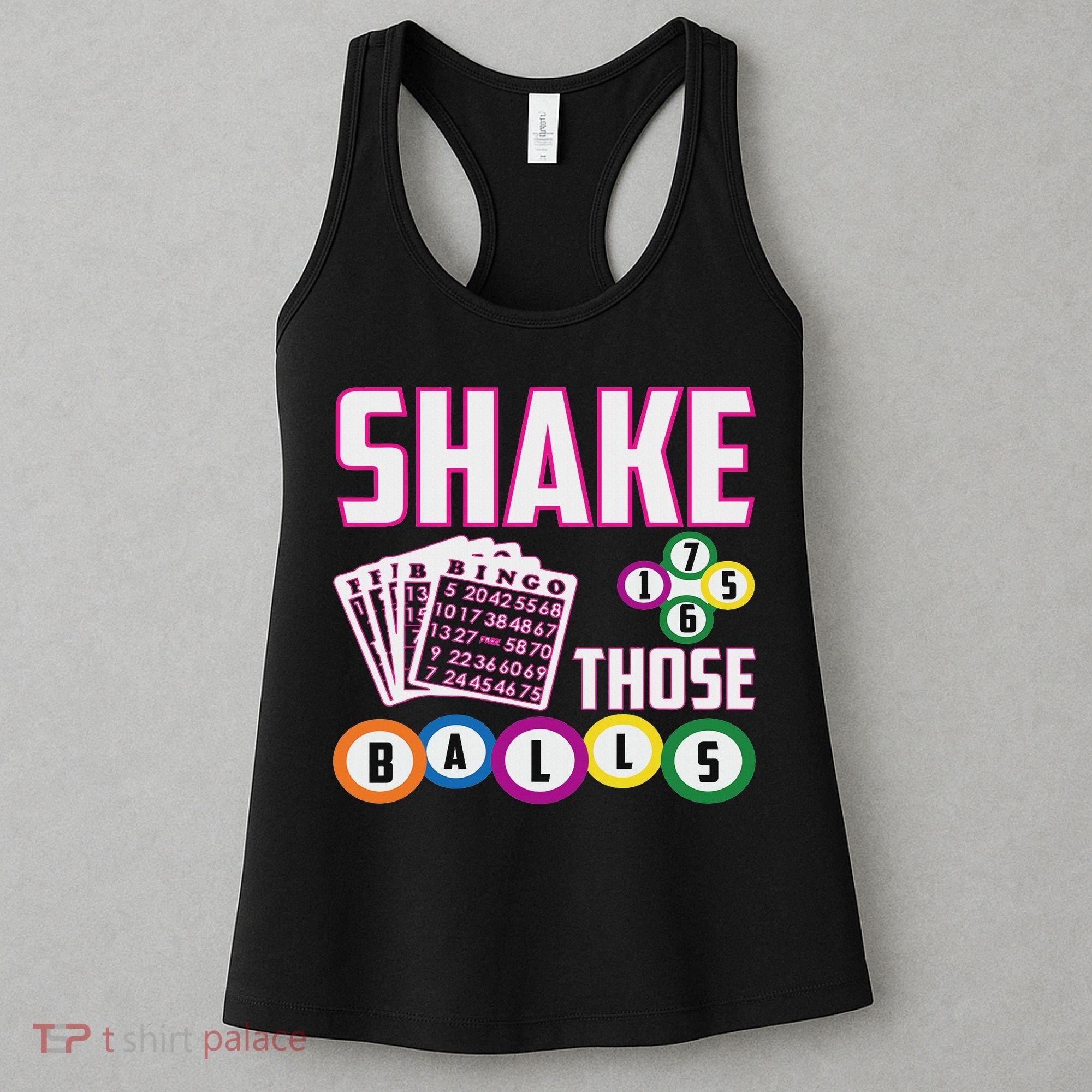 Shake Those Balls Funny Bingo Women's Tank Top