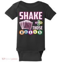 Shake Those Balls Funny Bingo Baby Bodysuit thumb 0