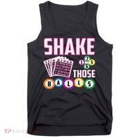 Shake Those Balls Funny Bingo Tank Top thumb 0