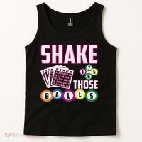 Shake Those Balls Funny Bingo Tank Top thumb 2