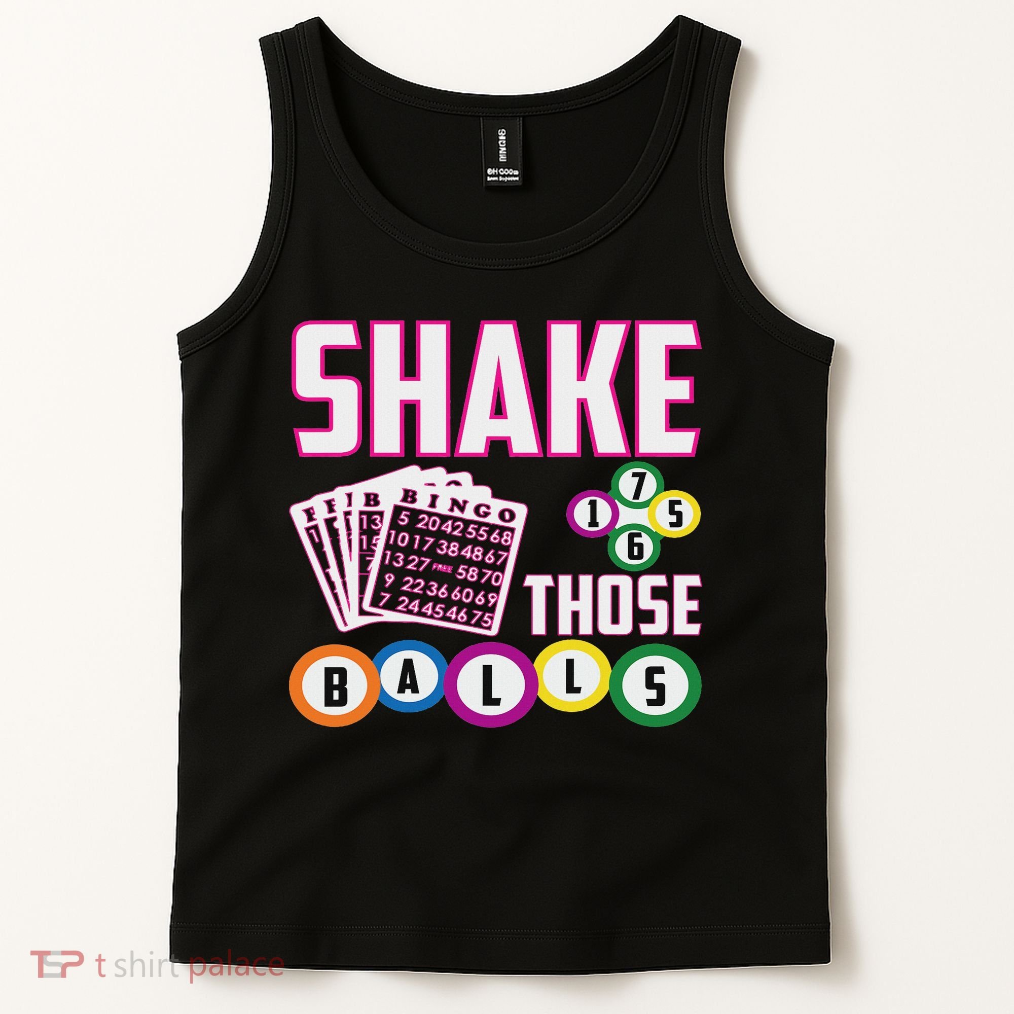 Shake Those Balls Funny Bingo Tank Top