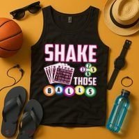 Shake Those Balls Funny Bingo Tank Top thumb 4