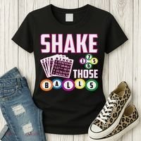 Shake Those Balls Funny Bingo Women's T-Shirt thumb 3