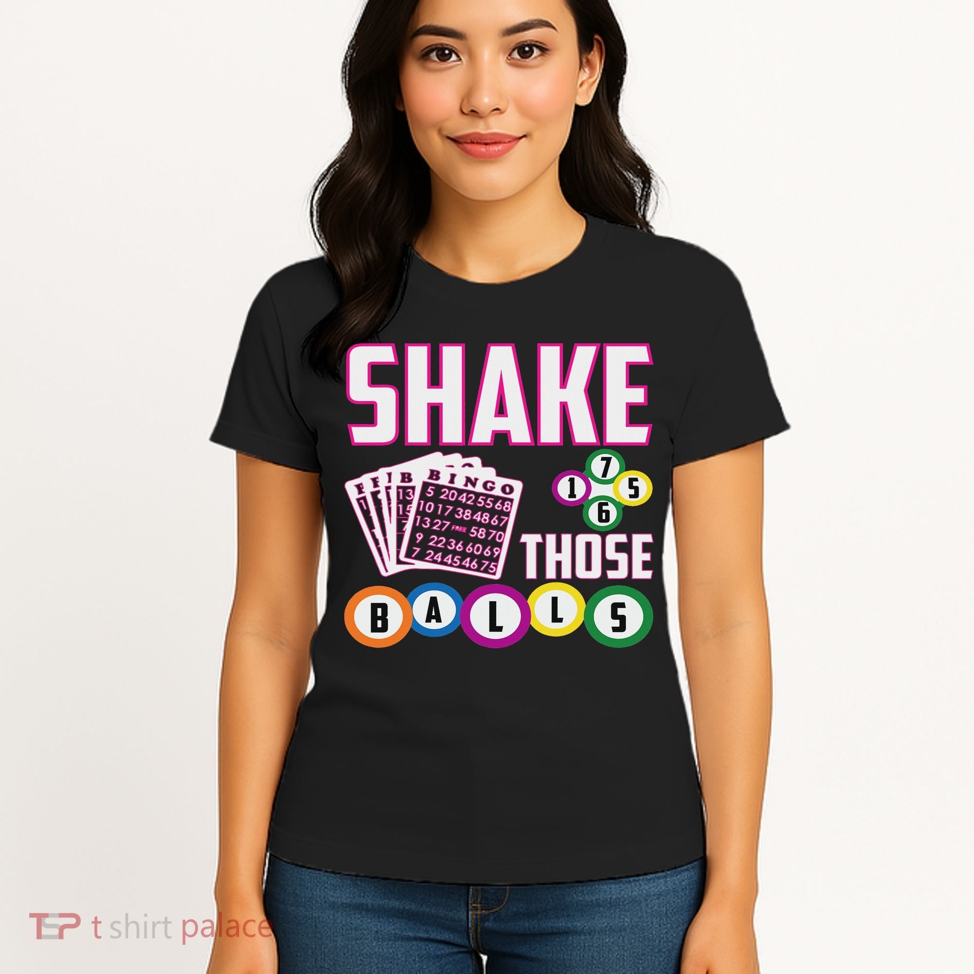 Shake Those Balls Funny Bingo Women's T-Shirt