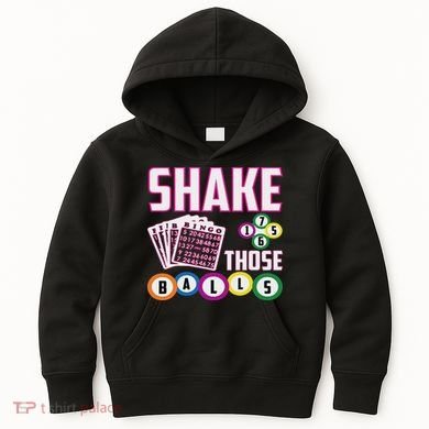 Shake Those Balls Funny Bingo Kids Hoodie