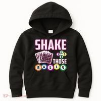 Shake Those Balls Funny Bingo Kids Hoodie thumb 0