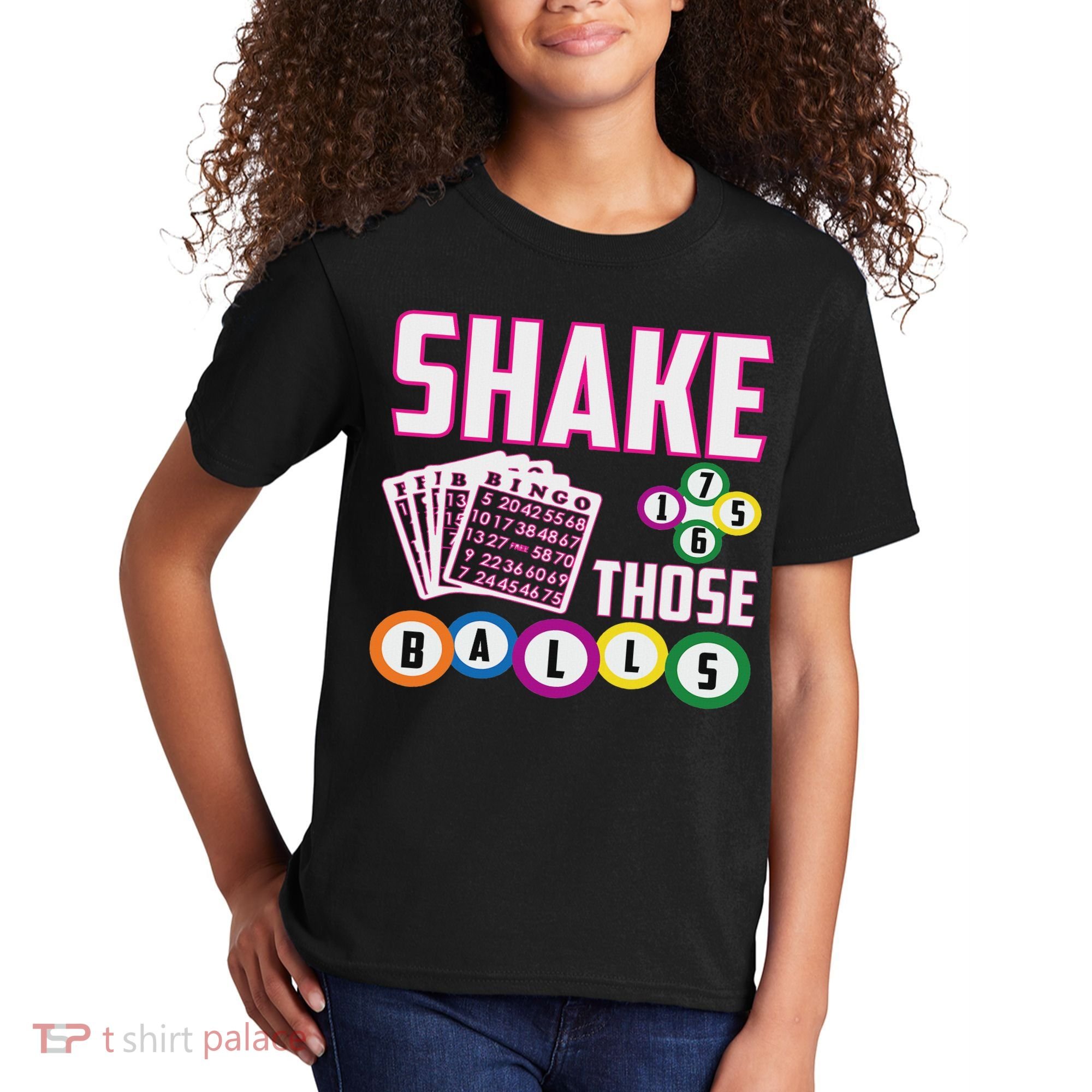 Shake Those Balls Funny Bingo Kids T-Shirt