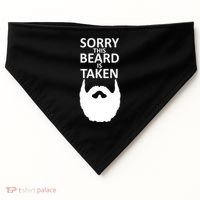 Sorry This Beard Is Taken USA-Made Doggie Bandana thumb 0