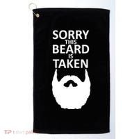 Sorry This Beard Is Taken Golf Towel thumb 0