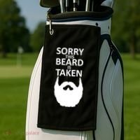 Sorry This Beard Is Taken Golf Towel thumb 2