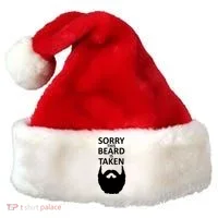Sorry This Beard Is Taken Santa Hat thumb 0