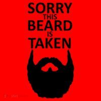 Sorry This Beard Is Taken Santa Hat thumb 1