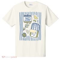 Sardines Tin Coastal Mediterranean Seafood T-Shirt thumb 0