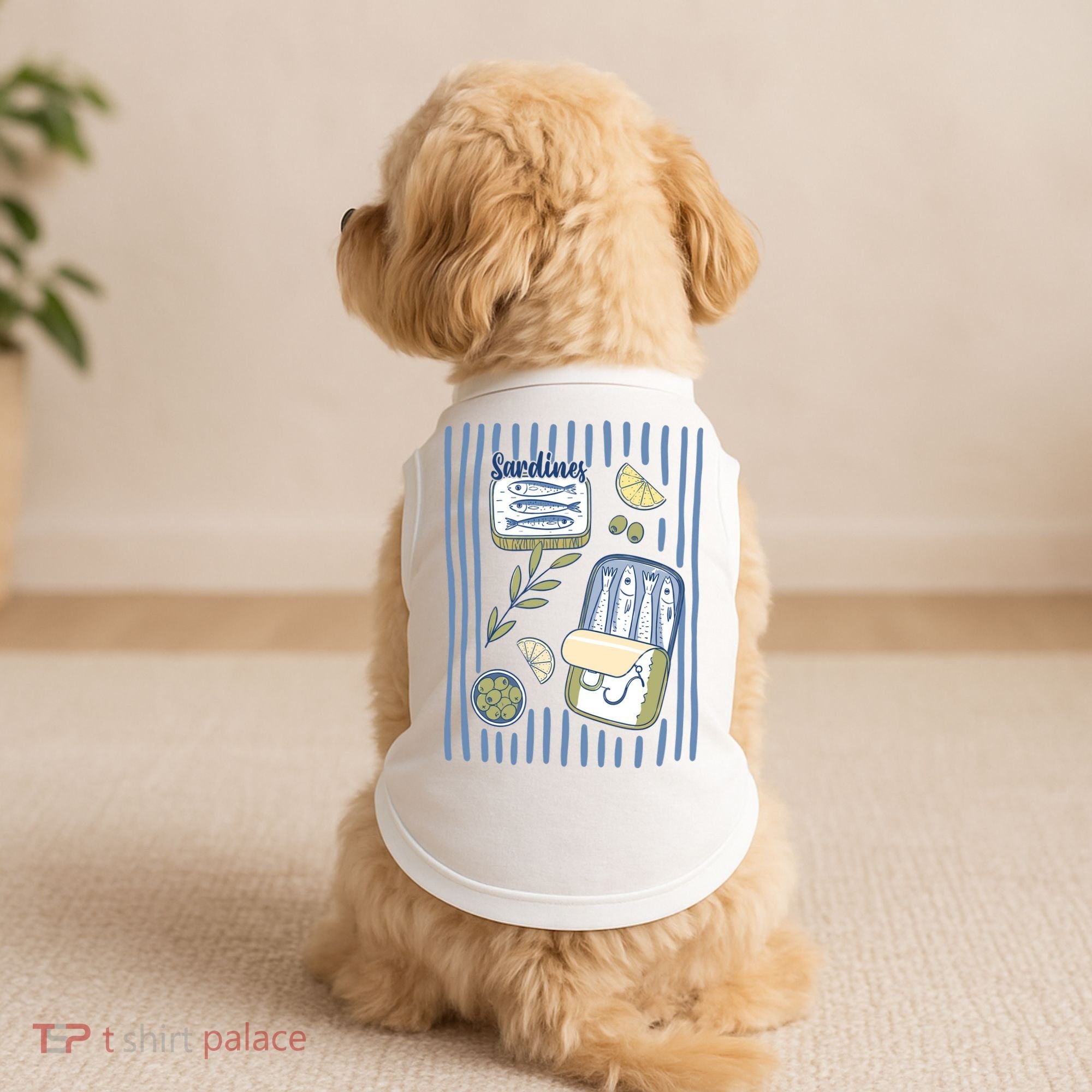 Sardines Tin Coastal Mediterranean Seafood Doggie Tank