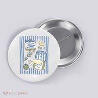 Sardines Tin Coastal Mediterranean Seafood Button thumb 0