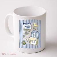 Sardines Tin Coastal Mediterranean Seafood Coffee Mug thumb 0