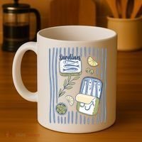 Sardines Tin Coastal Mediterranean Seafood Coffee Mug thumb 4