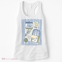 Sardines Tin Coastal Mediterranean Seafood Women's Tank Top thumb 0